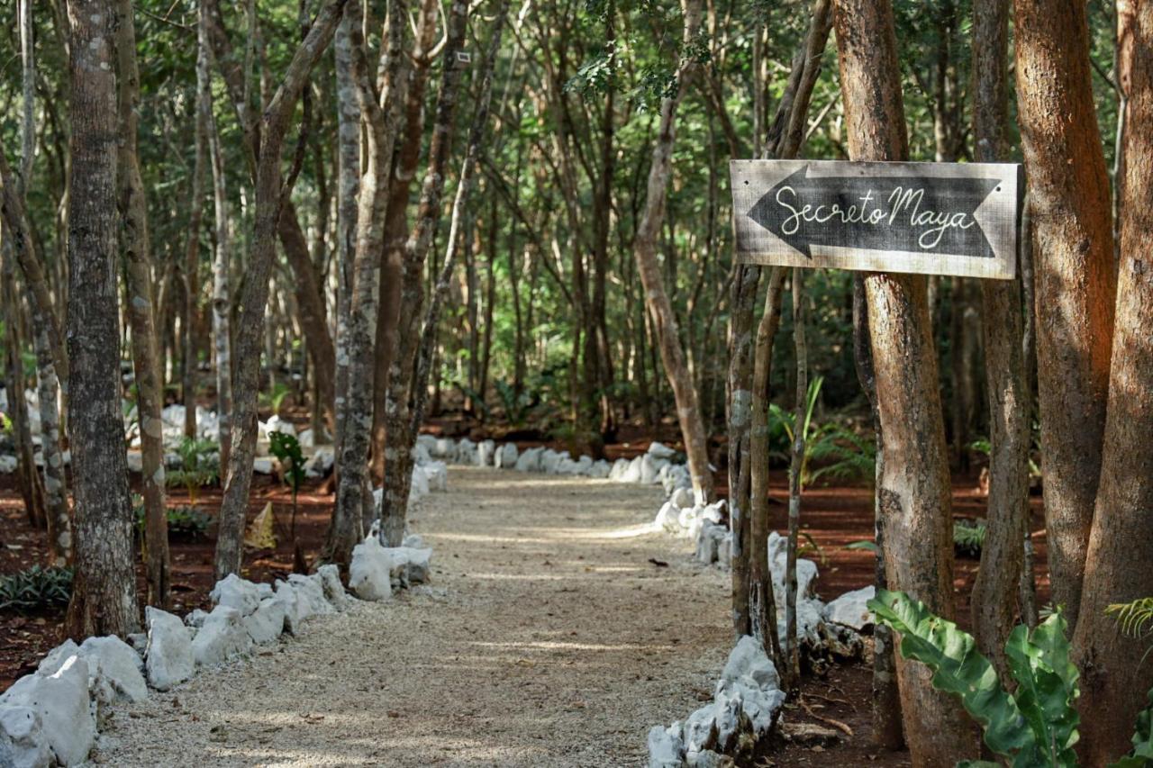 Hotel Boutique Cenote Secreto Maya Yaxche Exterior photo